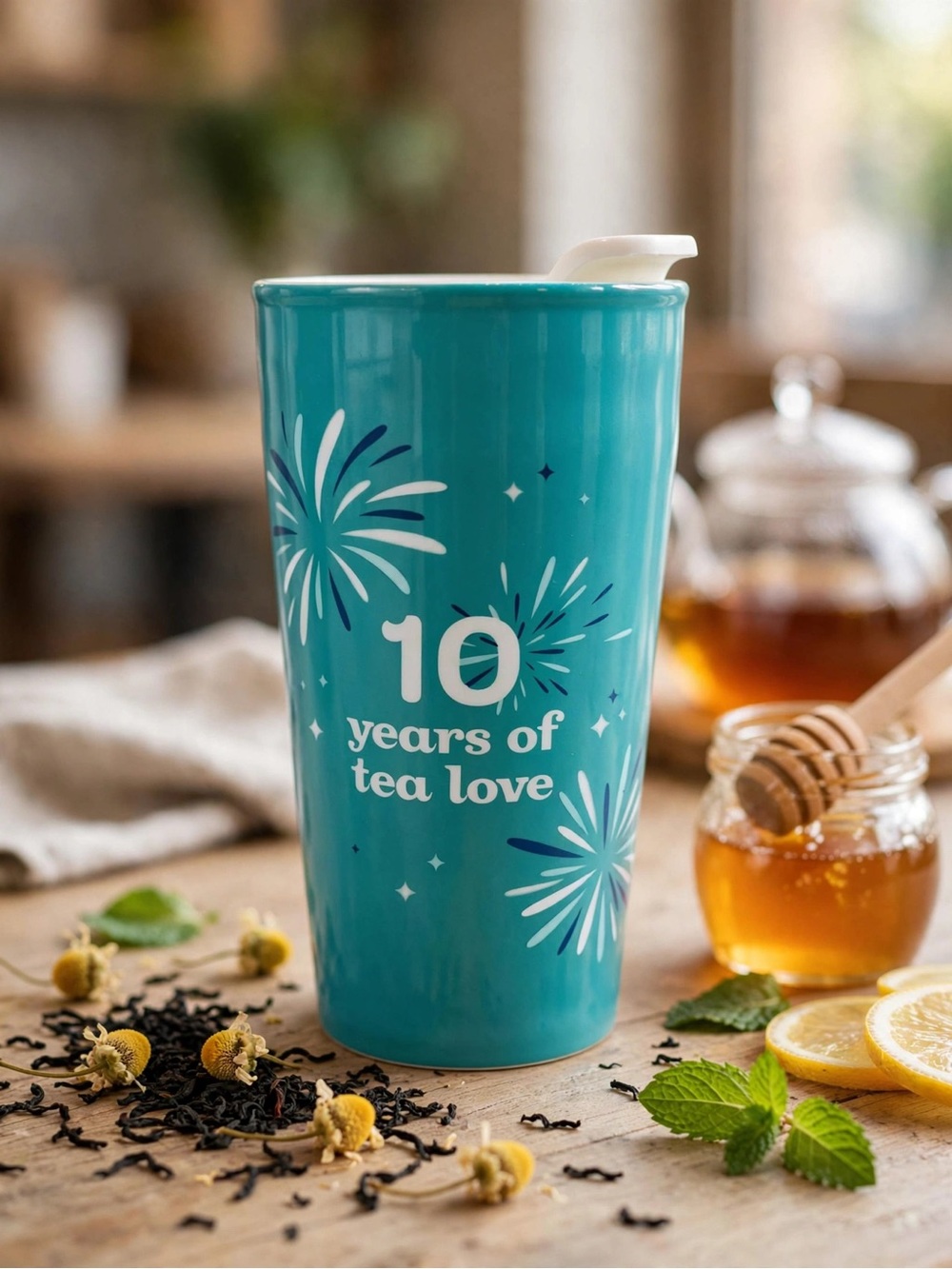 DAVIDsTEA Travel Mug - 10th Anniversary